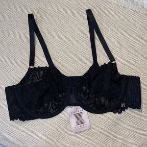 Savage x Fenty Black lace bra